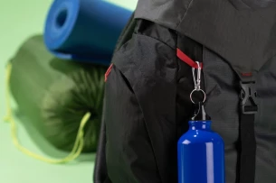 Bouteille en aluminium TREKO 500 ml - Bleu