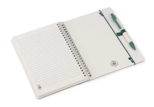 REGALI bloc-notes avec règle et stylo - Vert
