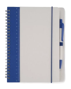 Carnet de notes avec ligne et stylo REGALI - Bleu marine