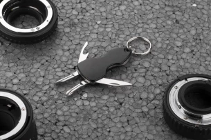 Porte-clés ATERO - Noir