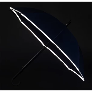 Parapluie à bande réfléchissante Refu - Bleu