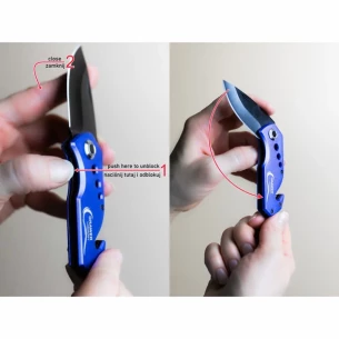 Couteau pliant Intact - Bleu