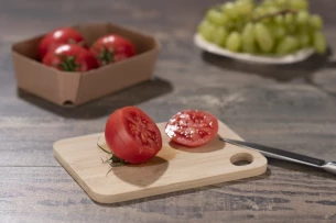 Planche en bambou CUTTY - Beige