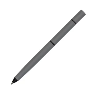 Stylo à bille et porte-plume Duet 2en1 dans son écrin - Gris