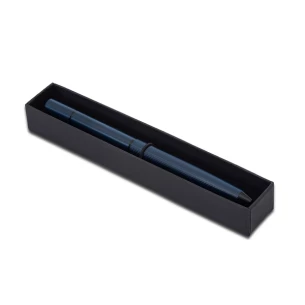 Stylo à bille et porte-plume Duet 2en1 dans son écrin - Bleu marine