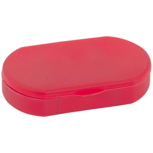 Boîte à comprimés Morr avec 3 compartiments - Rouge