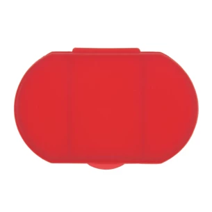 Boîte à comprimés Morr avec 3 compartiments - Rouge