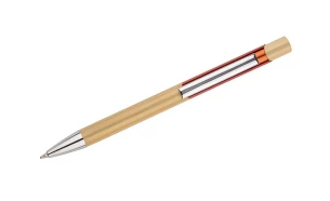 Stylo en bambou BALIS - Orange