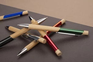Stylo en bambou BALIS - Orange