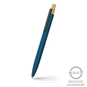 Stylo en aluminium recyclé | Randall - Bleu marine
