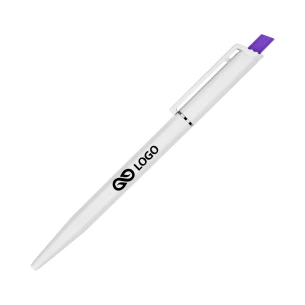 Stylo à bille Roma White - Violet