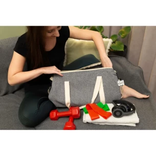 Sac de sport Asha, voyage - gris