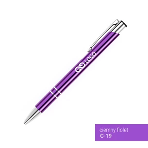 Stylo à bille Cosmo - Violet foncé