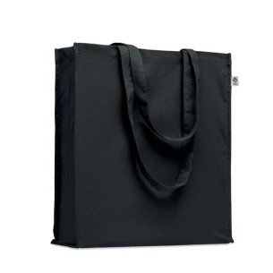 Sac en coton biologique BENTE COLOUR - Noir