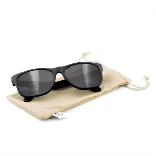 Lunettes en paille de blé B'RIGHT - noir