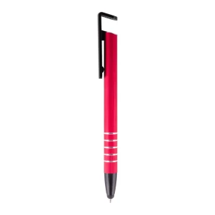 ERRAN - Support pour stylo tactile et téléphone - Rouge