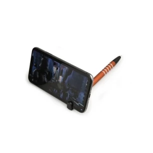 ERRAN - Support pour stylo tactile et téléphone - Rouge