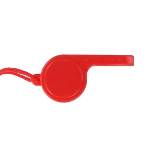 Sifflet avec corde - Rouge