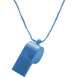 Sifflet avec cordon - Bleu marine