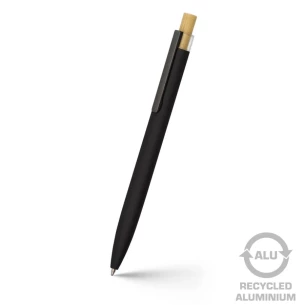 Stylo en aluminium recyclé | Randall - Noir