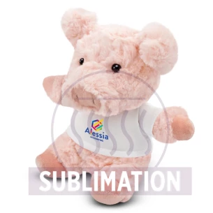 Cochon en peluche Tailyssia - Rose