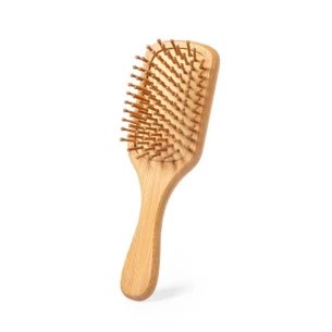 Brosse à cheveux en bambou - brun clair