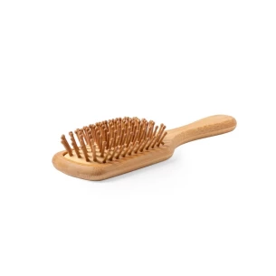 Brosse à cheveux en bambou - brun clair
