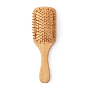 Brosse à cheveux en bambou - brun clair