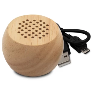 Haut-parleur sans fil en bois 3W Mae -wood