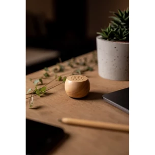 Haut-parleur sans fil en bois 3W Mae -wood