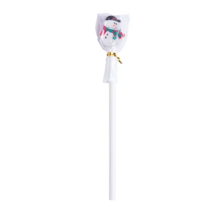 Crayon de Noël avec gomme - Blanc