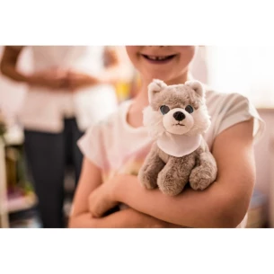 Loup en peluche | Fang - Gris