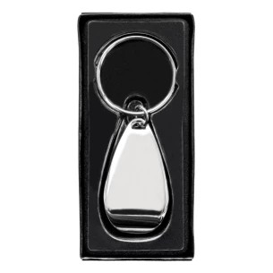 Porte-clés Madison, décapsuleur - Argent