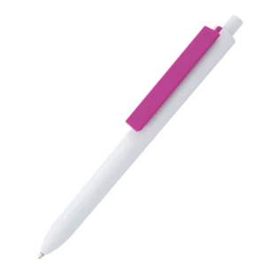 Stylo à bille Comet White - Fuchsia