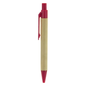 Bloc-notes Eco1 avec stylo - Rouge