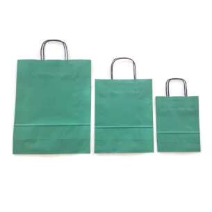 Sac en papier souple A4 - Vert