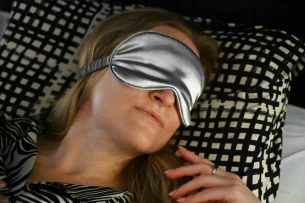 Bandeau de sommeil VELURO - Gris