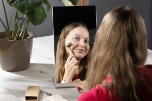 BELLEZA Rouleau pour le visage - Olive