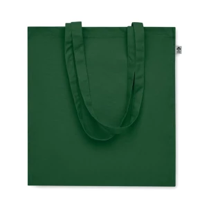 Sac en coton biologique BENTE COLOUR - vert foncé