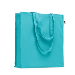 Sac en coton biologique BENTE COLOUR - Turquoise