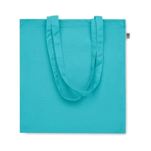 Sac en coton biologique BENTE COLOUR - Turquoise