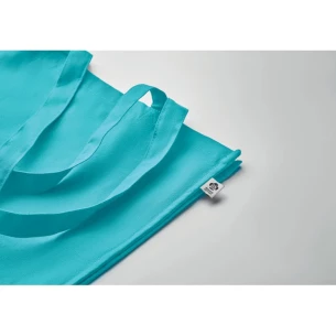 Sac en coton biologique BENTE COLOUR - Turquoise