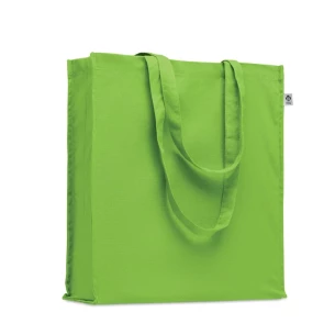Sac en coton biologique BENTE COLOUR - vert lime