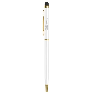 Stylo à bille Toledo Gold - Blanc
