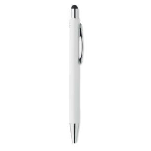 Antibact. Stylo avec stylet - BLAN Touch Pen - Blanc