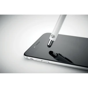 Antibact. Stylo avec stylet - BLAN Touch Pen - Blanc
