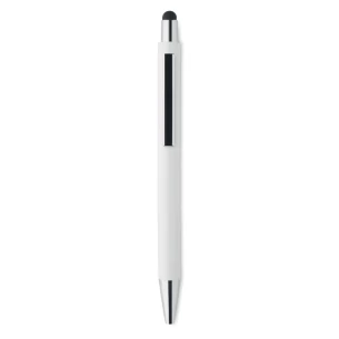 Antibact. Stylo avec stylet - BLAN Touch Pen - Blanc