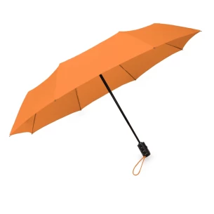 Parapluie pliant LEEDS, automatique - Orange