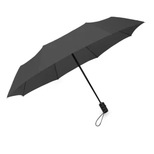 Parapluie pliant LEEDS, automatique - Noir