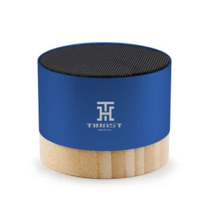 Enceinte sans fil 3 W en aluminium recyclé - Jaquann - bleu marine
